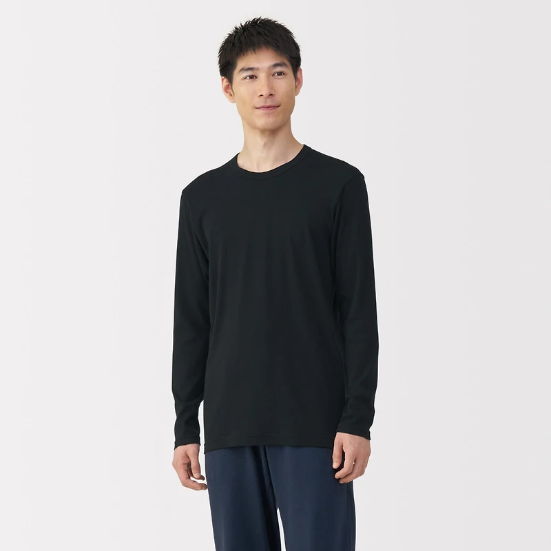 Warm Cotton Crew Neck T-Shirt