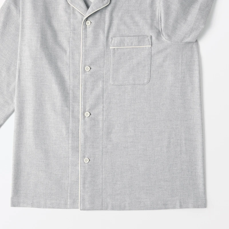 Side Seamless Flannel Pajamas