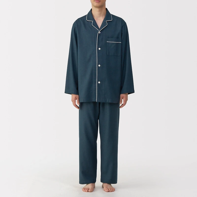 Side Seamless Flannel Pajamas