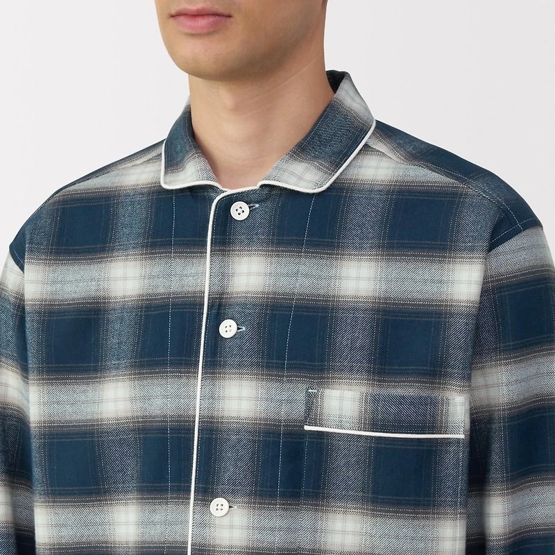 Side Seamless Flannel Pajamas
