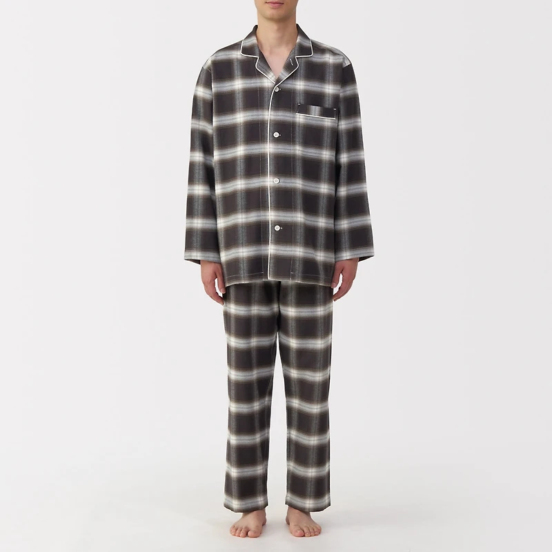 Side Seamless Flannel Pajamas