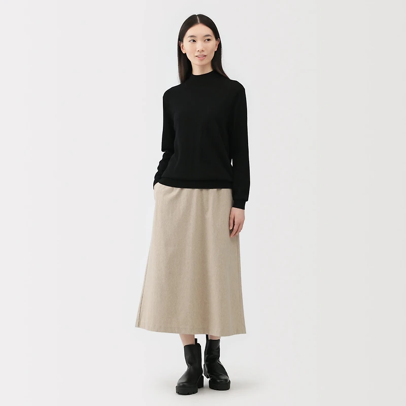 Wool High Neck Sweater