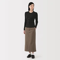 Lyocell Blend V-Neck Cardigan