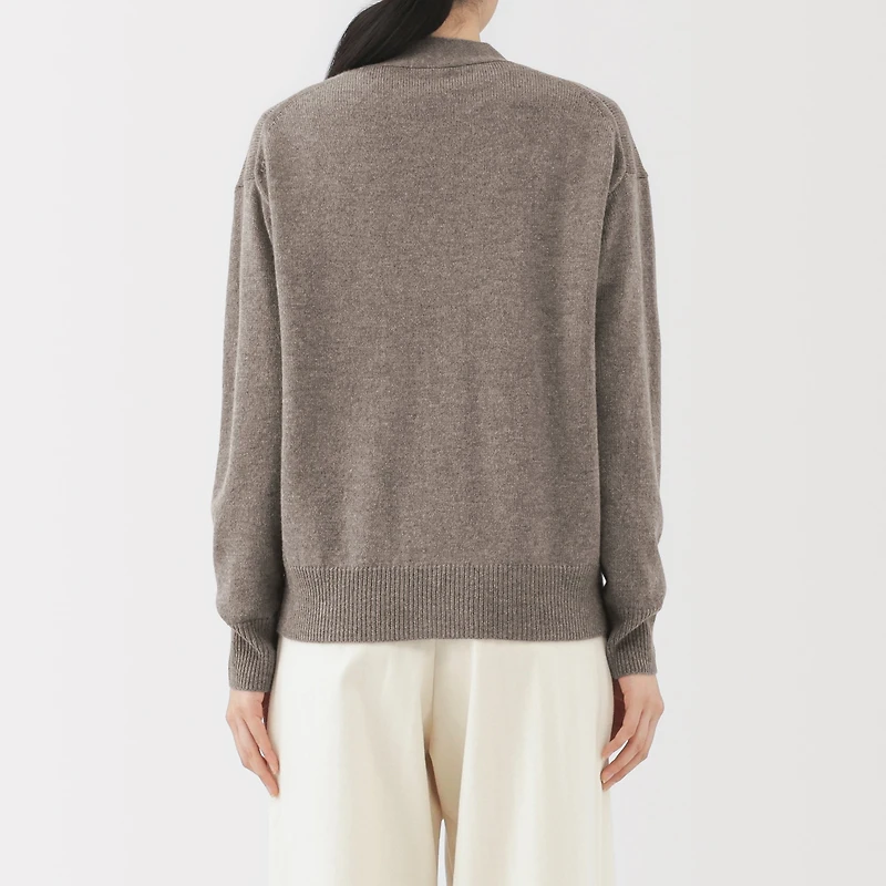 Wool V-Neck Cardigan