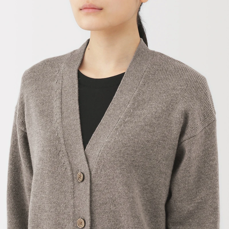Wool V-Neck Cardigan