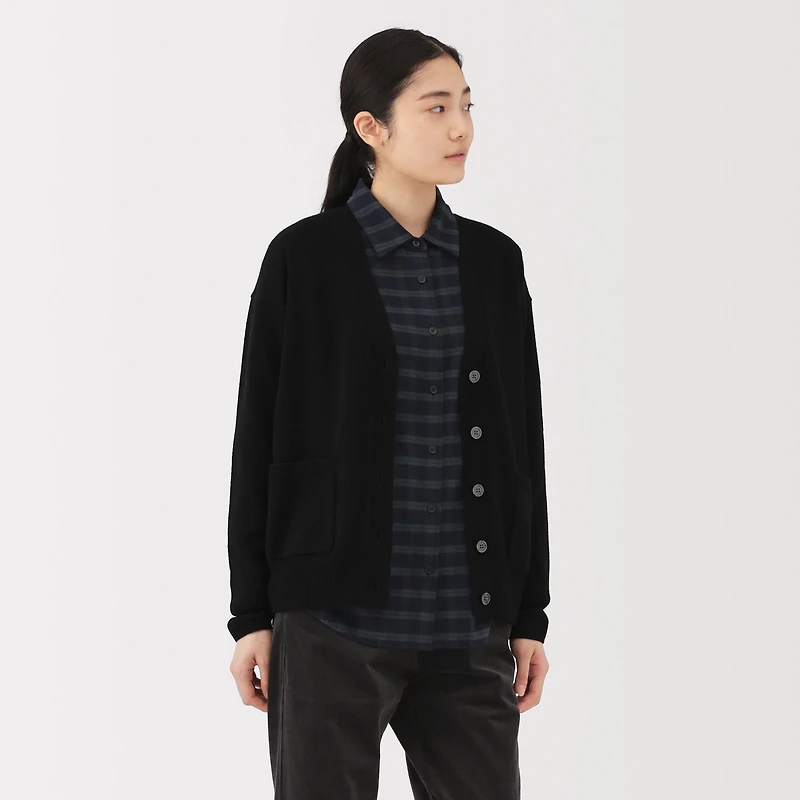 Wool V-Neck Cardigan
