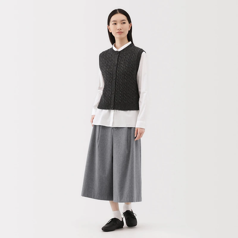 Brushed Cropped Pants