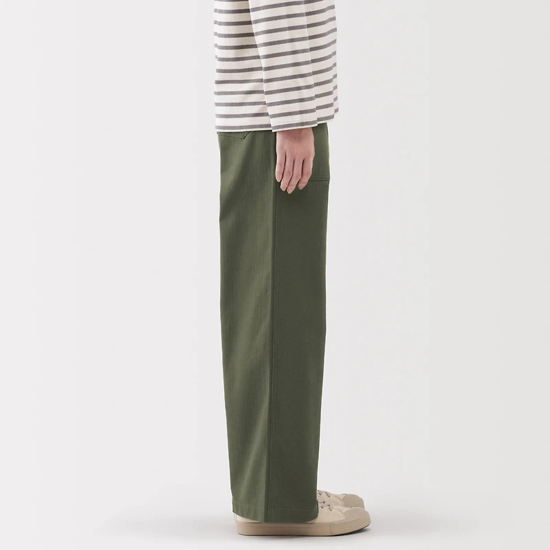 Herringbone Baker Straight Trousers