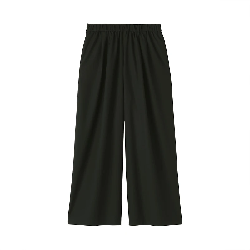 Lyocell Blend Easy Wide Pants
