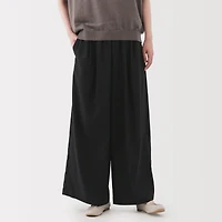 Lyocell Blend Easy Wide Pants