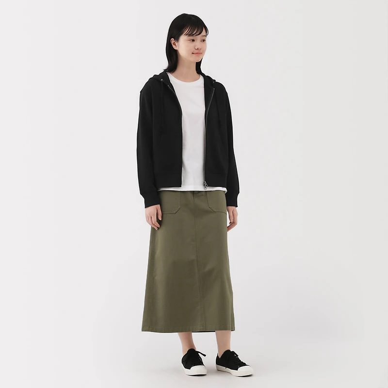French Terry Zip-Up Hoodie