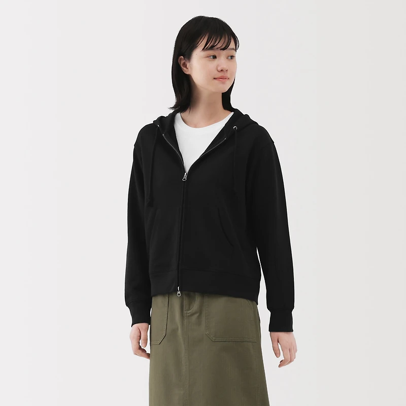 French Terry Zip-Up Hoodie