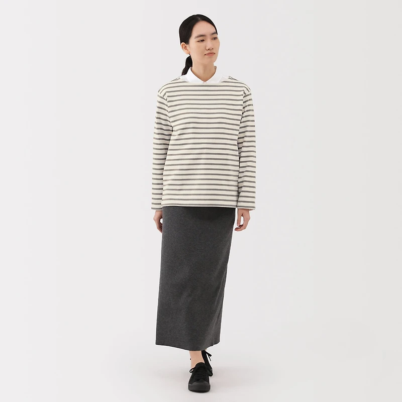 Heavyweight Boat Neck T-Shirt