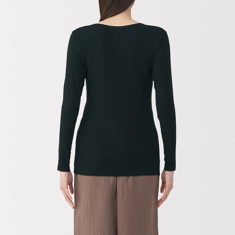Warm Cotton Crew Neck T-Shirt
