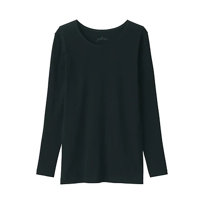 Warm Cotton Crew Neck T-Shirt