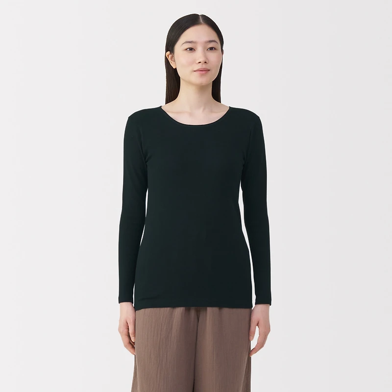 Warm Cotton Crew Neck T-Shirt