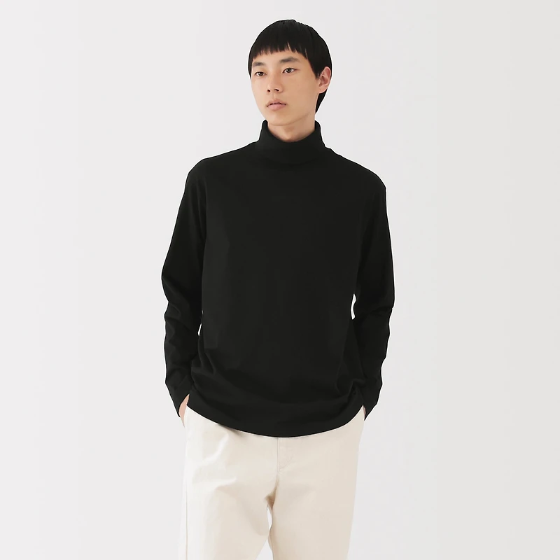 Brushed Turtleneck T-Shirt