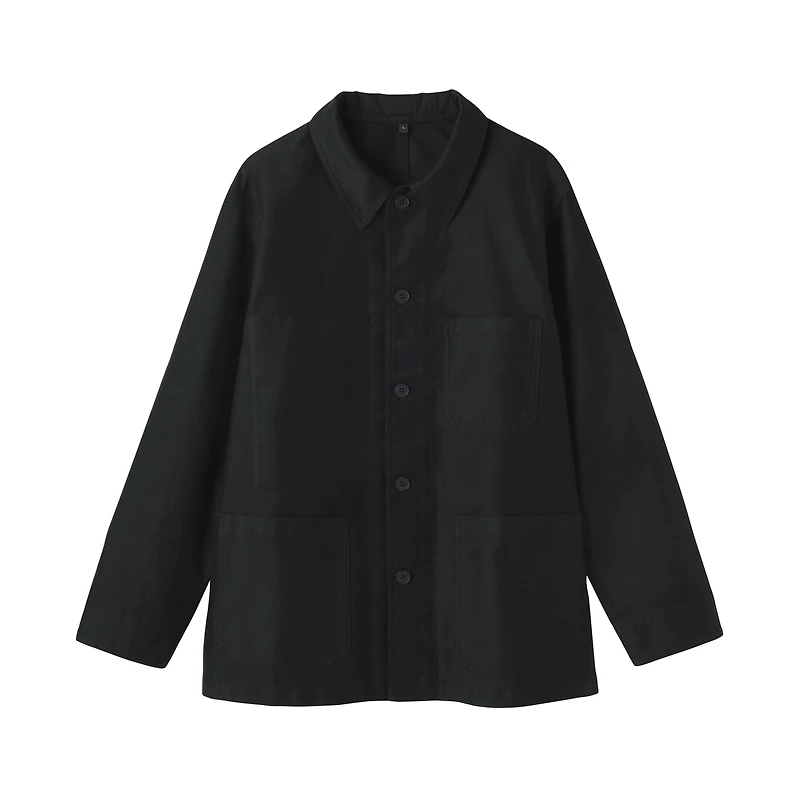 Kapok Blend Moleskin Coverall Jacket