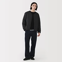 Lightweight Down Collarless Jacket