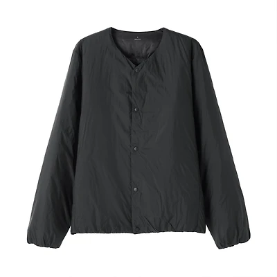 Lightweight Down Collarless Jacket