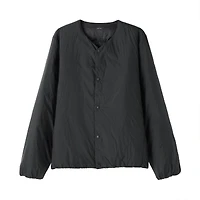 Lightweight Down Collarless Jacket