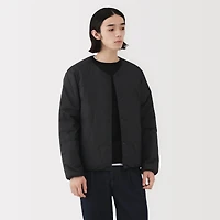 Lightweight Down Collarless Jacket