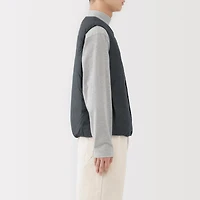 Lightweight Down Collarless Vest