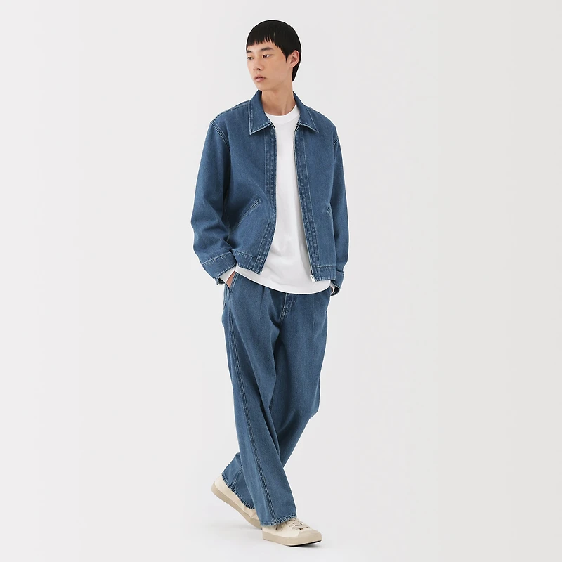 Kapok Blend Denim Blouson