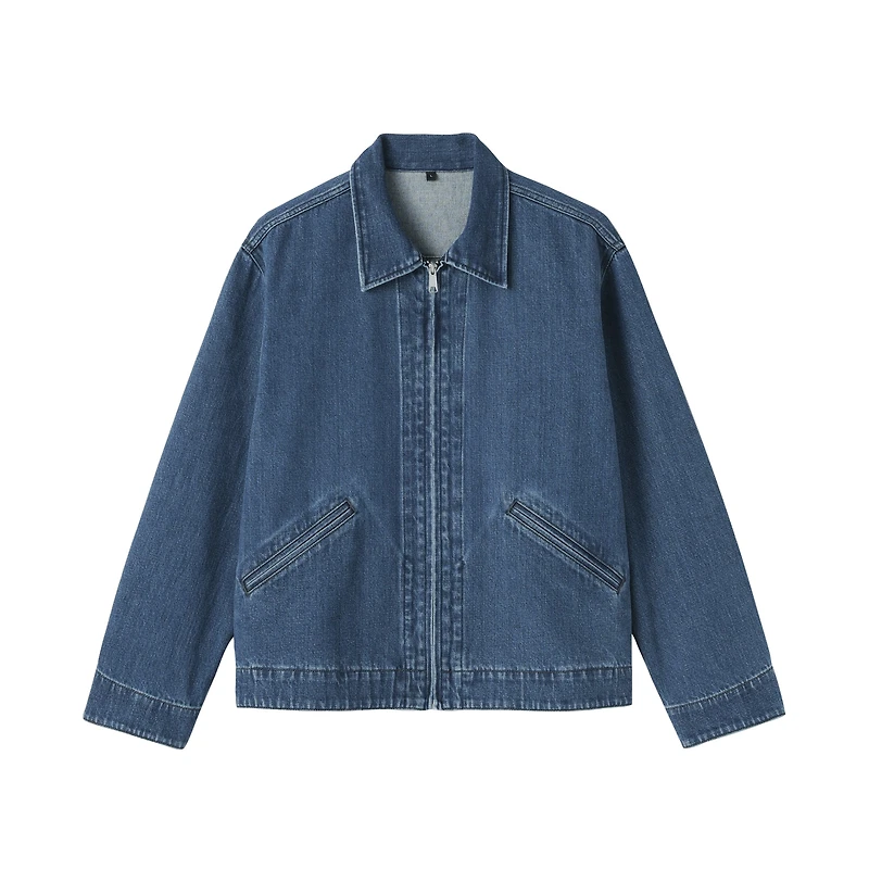 Kapok Blend Denim Blouson