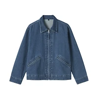 Kapok Blend Denim Blouson