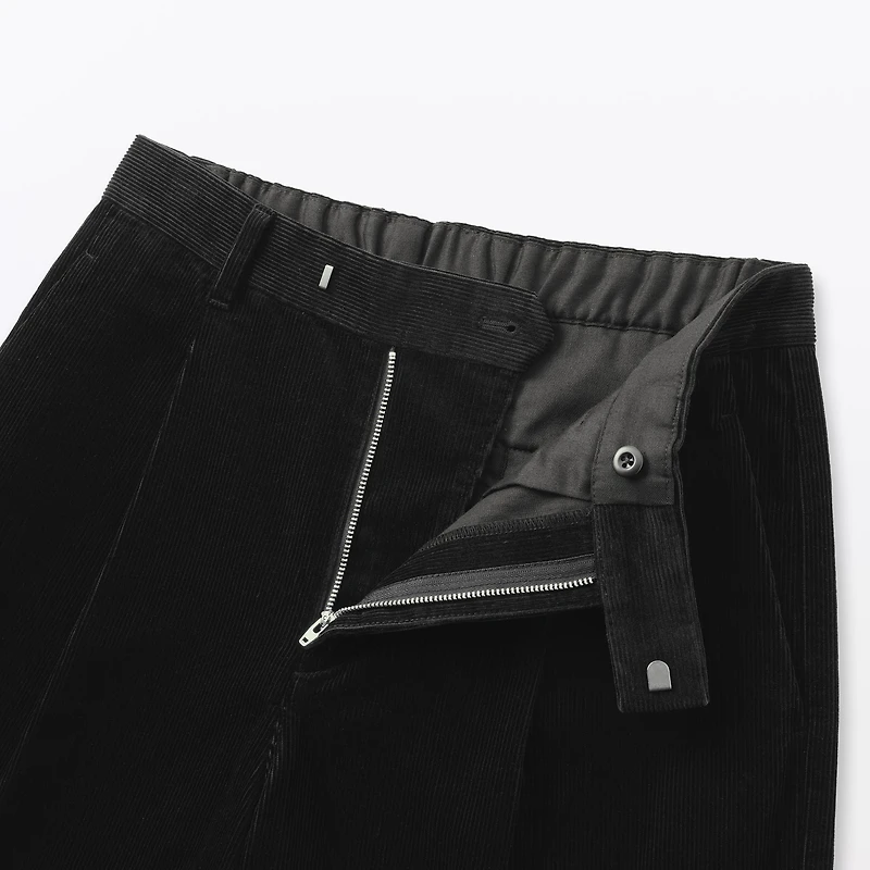 Kapok Blend Corduroy Wide Pants