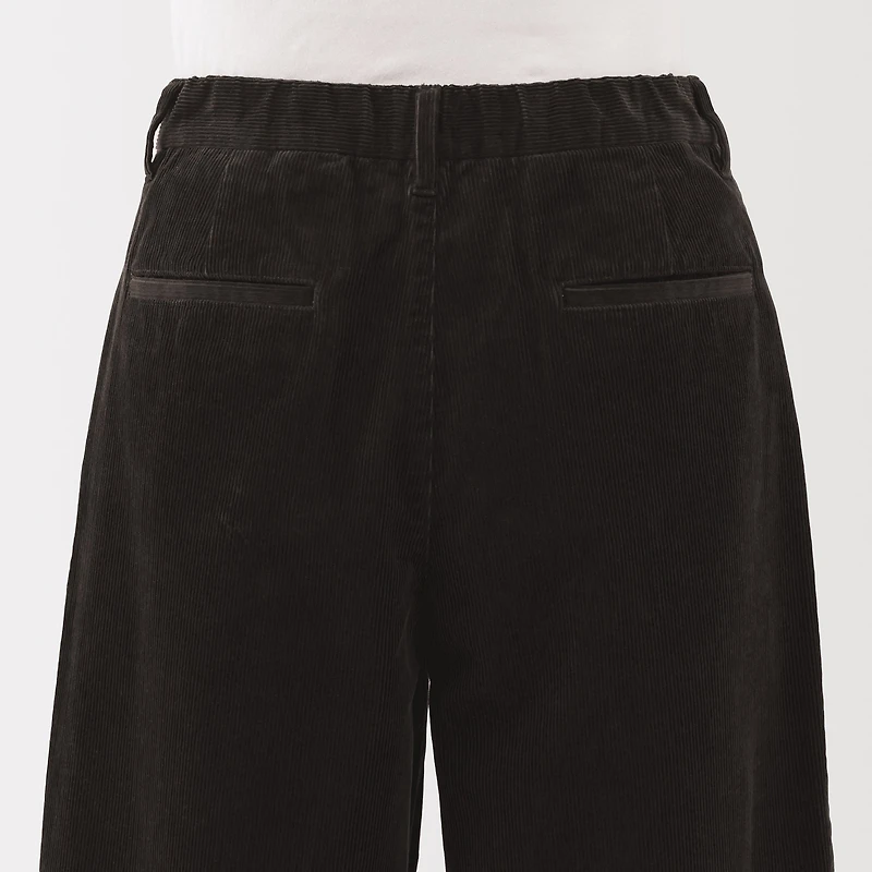 Kapok Blend Corduroy Wide Pants