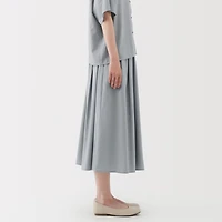 Lyocell Blend Flared Skirt