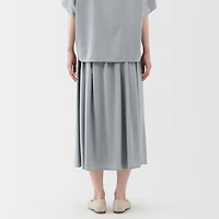 Lyocell Blend Flared Skirt