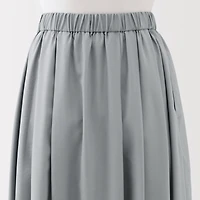 Lyocell Blend Flared Skirt