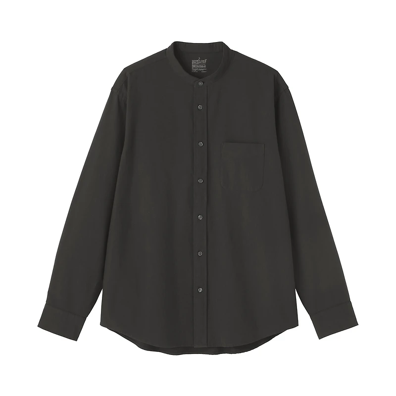 Oxford Stand Collar Shirt