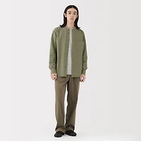 Oxford Stand Collar Shirt
