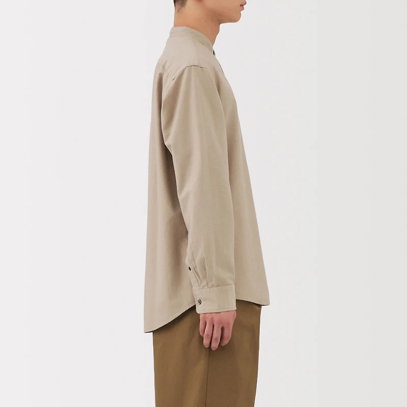 Oxford Stand Collar Shirt
