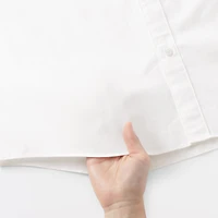 Broadcloth Stand Collar Shirt