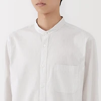 Broadcloth Stand Collar Shirt