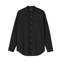 Broadcloth Stand Collar Shirt