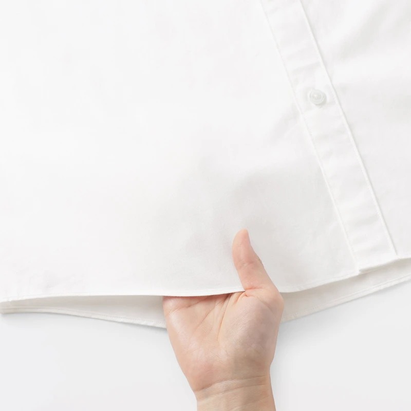 Broadcloth Stand Collar Shirt