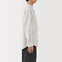 Broadcloth Stand Collar Shirt