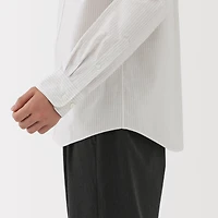 Broadcloth Stand Collar Shirt