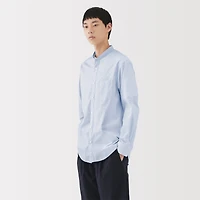 Broadcloth Stand Collar Shirt