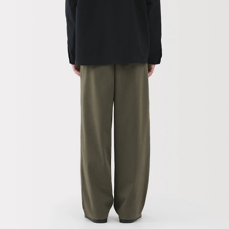 2-Way Stretch Herringbone Baker Pants