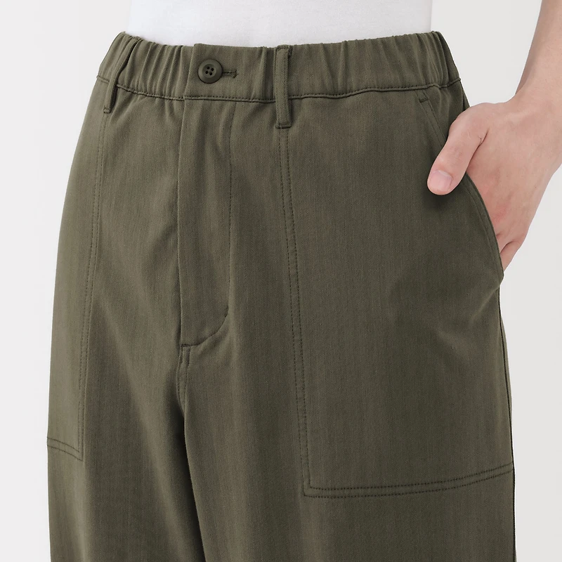 2-Way Stretch Herringbone Baker Pants