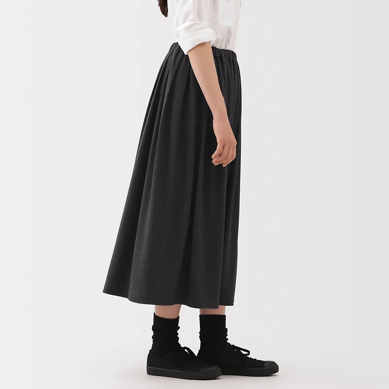 Labo Jersey Pleated Skirt