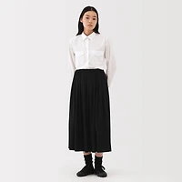 Labo Jersey Pleated Skirt