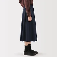 Labo Polyester Cotton Tuck Skirt